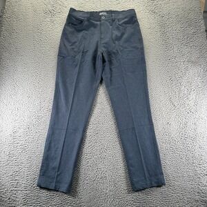 32 Degrees Cool Pant Mens 34x32 Blue Polyester Golf Performance Straight Stretch